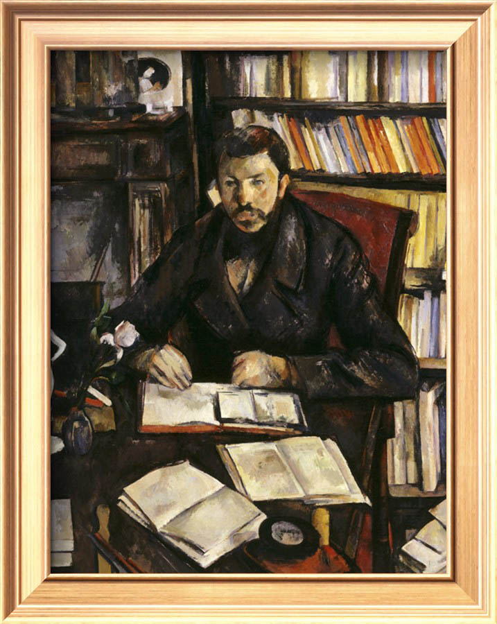 Gustave Geffroy, c.1895 By Paul Cezanne